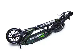 Самокат Scale Sports 81-97х46х13 см Чорно-зелений 000283587 - мініатюра 4