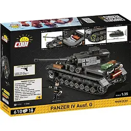 Конструктор Cobi Company of Heroes 3 Танк Panzer IV, масштаб 1:35, 610 деталей (COBI-3045) - мініатюра 2