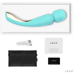 Вібромасажер Lelo Smart Wand 2 Large Aqua - мініатюра 3