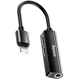 Кабель Baseus Lightning/3.5 мм Lightning 2 A 3.5 мm Black CALL52-01