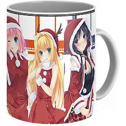 Кухоль GeekLand  Аніме Anime новорічна girl anime А.02.01 330 мл білий - мініатюра 2