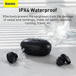 Бездротові навушники TWS Baseus W11 NGTW060001 Black - мініатюра 7