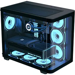 Корпус AeroCool P500C-G-BK-v1 Black (ACCM-PN01043.11) [146677] - мініатюра 2