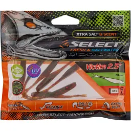Силікон Select Victim V-Tail 2.5" #085 (7 шт/уп) - мініатюра 2
