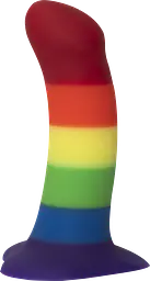 Fun Factory AMOR Pride Edition - Фалоімітатор, 14,6 см (райдужний) Fun Factory kl22500SF25005 98454 - мініатюра 1