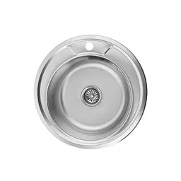 Кухонна мийка Kroner KRP Satin - 490 (0,6 мм) (CV022764)