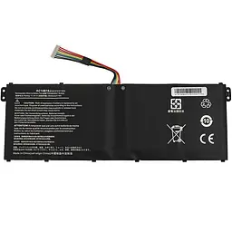 Батарея для ноутбука Acer AC14B18J (Aspire: ES1-511 ES1-512 ES1-523 ES1-524 ES1-533) 11.4V 3600mAh Чорний - мініатюра 3