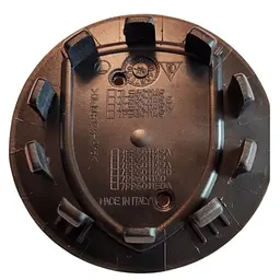 Ковпак колеса Porsche чорний+білий логотип 76мм 1шт пластик (на клямках) OEM 7L5601149 - мініатюра 2