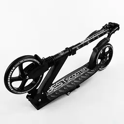 Самокат Best Scooter 57х14х80-98.5 см Чорний 000231602 - мініатюра 6