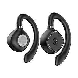 Бездротові кісткові Bluetooth навушники TWS Y1 зі спортивними дужками за вухо Чорні - мініатюра 2