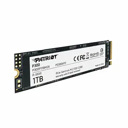 SSD накопичувач M.2 Patriot P300 1TB NVMe 2280 PCIe 3.0x4 3D NAND TLC - мініатюра 4