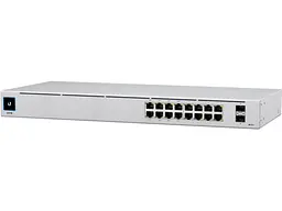 Комутатор Ubiquiti UniFi Switch 16-PoE Gen2 керований (USW-16-POE) - мініатюра 2