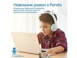 Навушники з мікрофоном Promate Panda Aqua (panda.aqua) - мініатюра 2