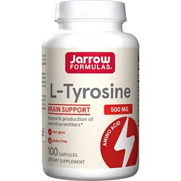 Амінокислота L-Tyrosine 500 mg, 100 капсул Jarrow Formulas fit0019925