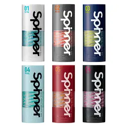 Мастурбатор Tenga Spinner Tetra блакитний - мініатюра 4