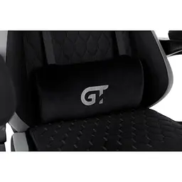 Геймерське крісло GT Racer чорне із сірим (X-2324 Fabric Black/Gray) - мініатюра 4