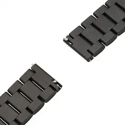 Ремінець DK CDK для Garmin Approach S12 20mm Metal Fitlink Steel Band (012873) (black) - мініатюра 5