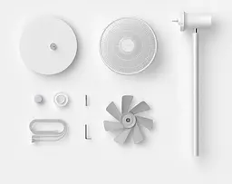 Вентилятор XiaomiSmartMi Standing Fan 2 ZLBPLDS04ZM White - мініатюра 6