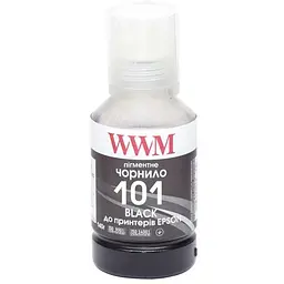 Чорнило WWM EPSON L4150/4160 140г Black Pigmented (E101BP)