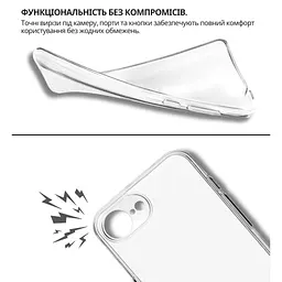 Чохол до мобільного телефона BeCover Apple iPhone 17e Transparent (715147) - мініатюра 4