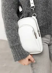 Жіноча сумка Sambag Modena біла 19 х 11 х 3 см (96193008) - мініатюра 4