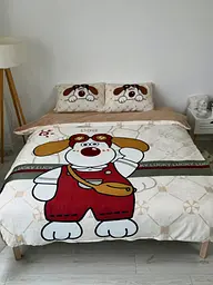Постільна білизна дитяча плюшеве євро Dushka Home 21471 200х220 см