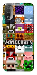 Чохол Demsky Minecraft collage для Motorola Moto E20