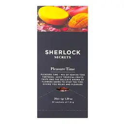 Чай чорний Sherlock Secrets Pleasure Time 39.6 г (22 шт x 1.8 г) - мініатюра 6