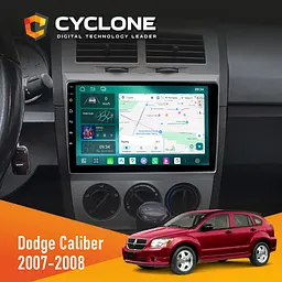 Штатна магнітола Dodge Caliber 2007-2008 Cyclone C10-013 4x64 DSP 4G Cyclone (НФ-00009733)