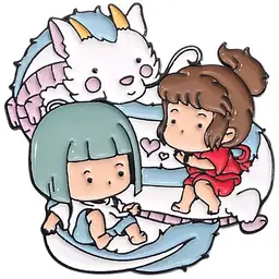 Значок Віднесені привидами Spirited Away 4 см MK SA 01