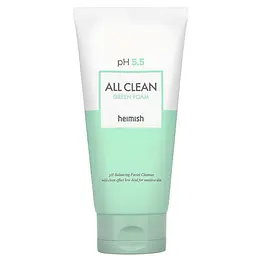 Очищаюча пінка для вмивання Heimish All Clean Green Foam з нейтральним РН 150 г - мініатюра 2