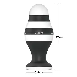 Анальна пробка - X-Missioner Butt Plug 6.5" - мініатюра 3