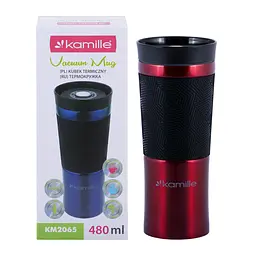 Термокухоль Kamille KM-2065 червоний - мініатюра 2