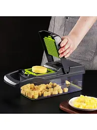 Багатофункціональна овочерізка Safe slice mandoline 16 в 1 - мініатюра 3