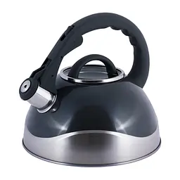 Чайник із свистком Kamille KM-0686A 3 л чорний