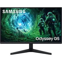 Монітор 27" Samsung Odyssey G5 (LS27FG532EIXUA) 2560x1440 (QHD, 2K) IPS 200 Hz - мініатюра 1