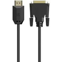 Кабель мультимедійний HDMI M to DVI M 2.0m 4K60Hz HP (HP_DHC-HD05-02M) - мініатюра 1