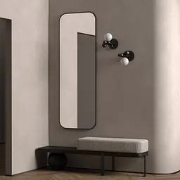 Настінне бра Babich Studio Lunar B Black (RAL 9005) - мініатюра 6
