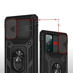 Панель BeCover Military для Samsung Galaxy S20 FE SM-G780 Black (705573) - мініатюра 2