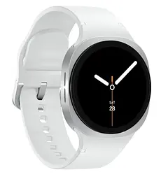 Samsung Смарт-часи Samsung Galaxy Watch 8 40мм e-SIM (L325) 1.34", 438x438, sAMOLED, BT 5.3, NFC, 2/32ГБ, сріблястий - мініатюра 3