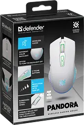 Миша Defender Pandora GM-502 White (52502) - мініатюра 10