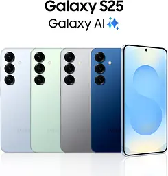Смартфон Samsung Galaxy S25 5G S931 62' 12/512ГБ 2SIM 4000мА/год сірий сріблястий - мініатюра 8