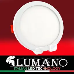 Панель LED вбуд.універ (рухомі кліпси) LU-RD-UNI-6W 6000K біла круг (d:100мм) (рег.50-80) TM LUMANO
