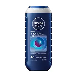 Гель для душу Nivea MEN Total Relax Shower Gel 250 мл (5900017092836)