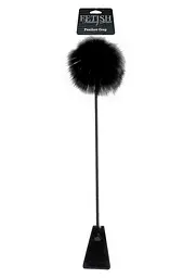 Стек Pipedream Fetish Fantasy Limited Edition Feather Crop чорний - мініатюра 3