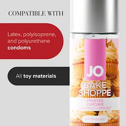 Лубрикант на водній основі JO Bake Shoppe - Frosted Cupcake 60 мл, без цукру та парабенів - мініатюра 5