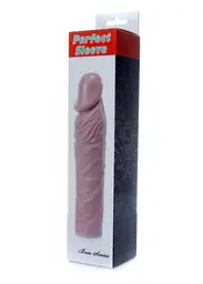 Насадка на член Boys Of Toys B-Series Perfect Sleeve Mulatto, +7 см (коричневий) - мініатюра 7