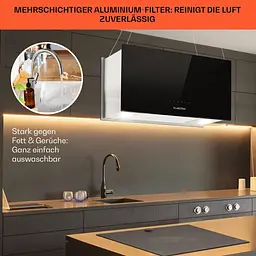 Витяжка Klarstein Chandelier L 590 м³/год острівна (10033106) - мініатюра 7