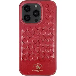 Шкіряний чохол Polo Santa Barbara для Apple iPhone 14 Pro (6.1) Red - мініатюра 2