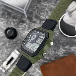 Чоловічий годинник Casio AE-1200WHB-3B Зелений ( AT1141-0226 ) - мініатюра 4